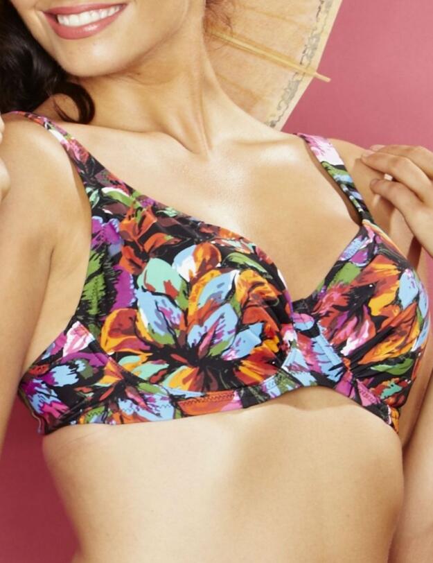 5802 Pour Moi Crete Underwired Full Cup Bikini Top - 5802 Floral Print
