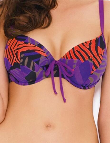 SW0682 Panache Suzette Balconnet Bikini Top  - SW0682 Purple/Multi
