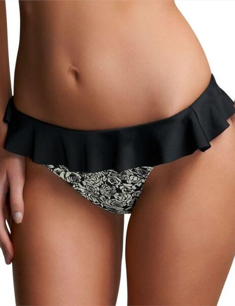 3435 Freya Swimwear Manhattan Rio Bikini Brief - 3435 Black Rose Print