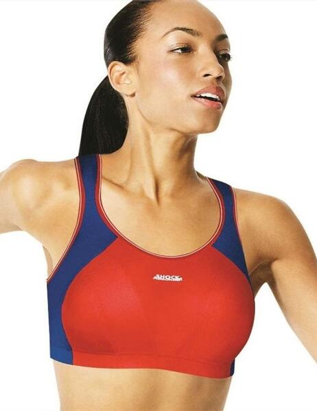 Shock Absorber Sports Bra B4490 Red/White/Blue  - 4490 Red/White/Blue