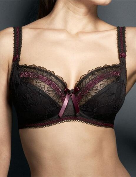 0122 Fauve Lingerie Mia Plunge Balcony Bra - 0122 Balcony Bra