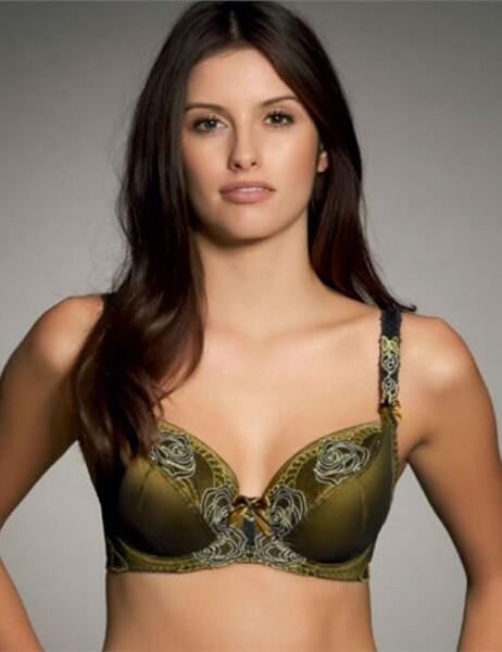 0232 Fauve Dali Plunge Balcony Bra Verde Green - 0232 Plunge Bra