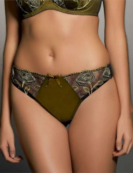 0237 Fauve Lingerie Dali Thong Verde Green - 0237 Thong