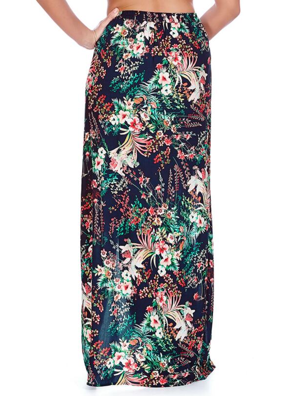 3996 Freya Club Tropicana Maxi Skirt Midnight - 3996 Midnight