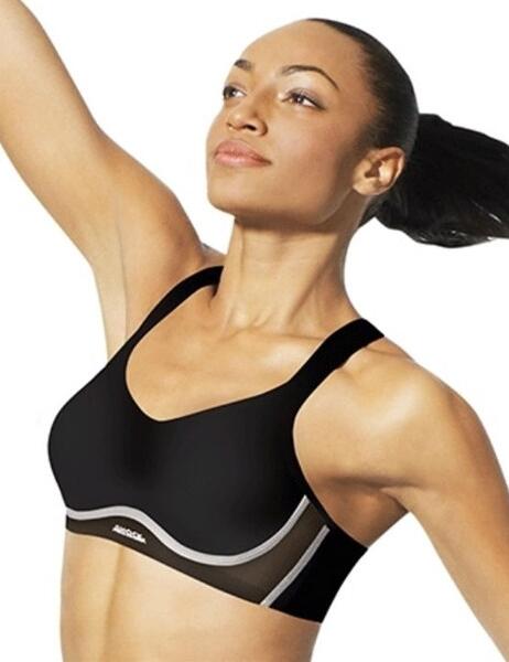 B5063 Shock Sports Underwired Flexi Bra Black SALE - B5063 Black 