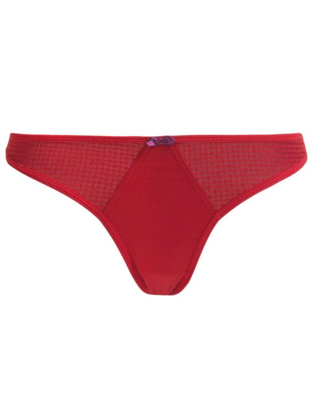 8704 Pour Moi Signature Thong - 8704 Crimson Red