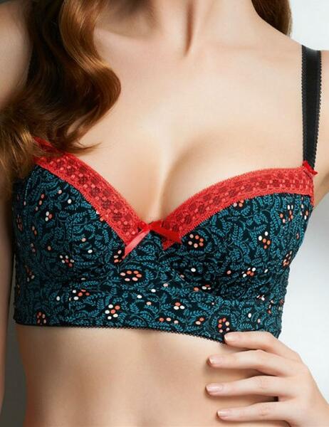 1333 Freya Ivy Longline Bra * Midnight Ember - 1333 Longline Bra