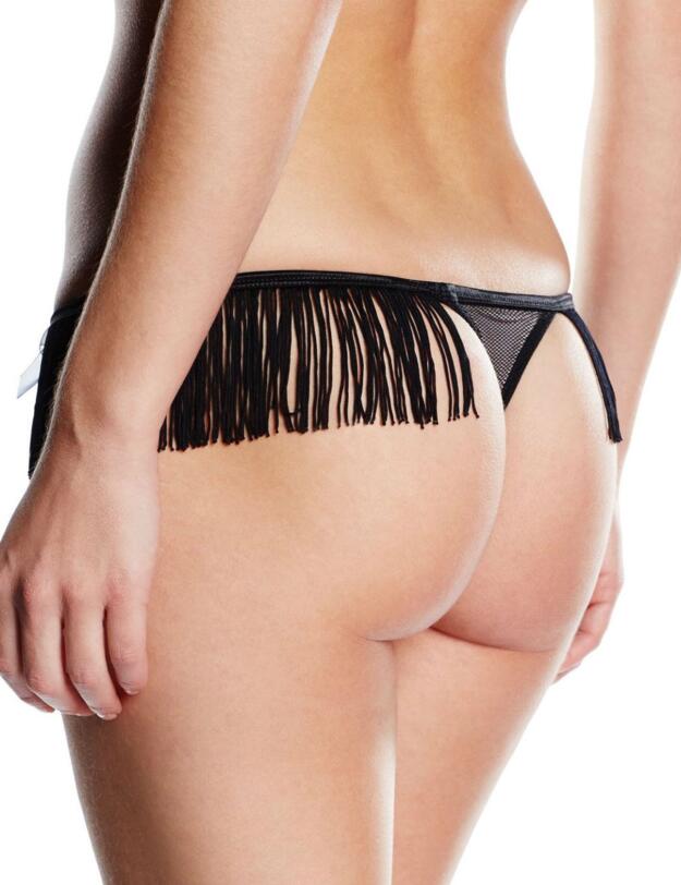 3704 Pour Moi? Cabaret Thong - 3704 Black