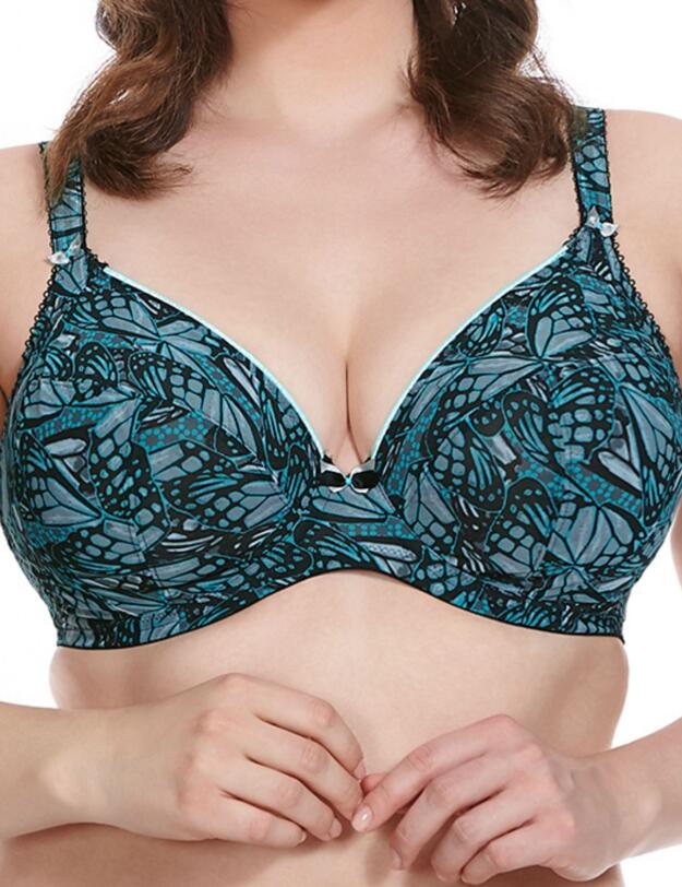 4150 Elomi Portia Plunge Bra - 4150 Silver