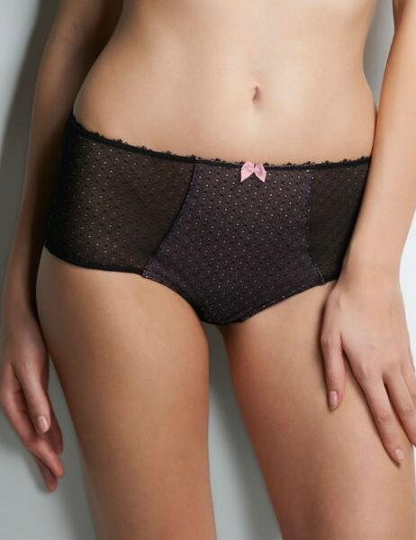 1365 Freya Gem High Waisted Brief * FREE UK POST  - 1365 Black