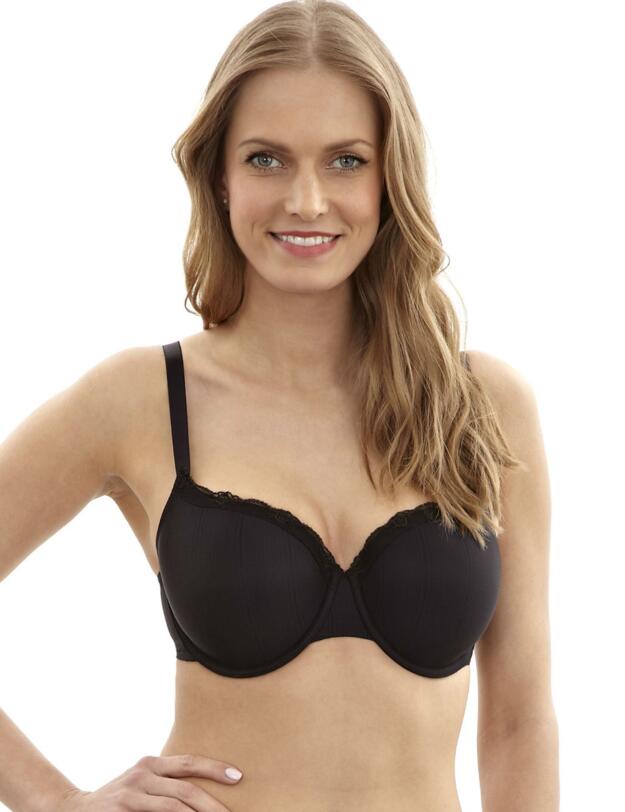 6071 Panache Porcelain Viva T-shirt Bra  - 6071 Black