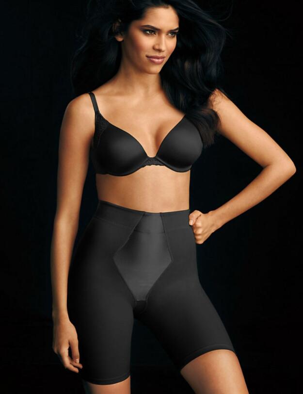 2355 Maidenform Easy Up Control Thigh Slimmer - 2355 Black