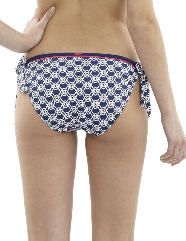 CW0277 Cleo by Panache Lucille Tie Bikini Brief - CW0277 Sailors Knot Print