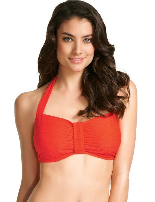 3561 Freya Showboat Bandeau Bikini Top Lipstick  - 3561 Lipstick Red