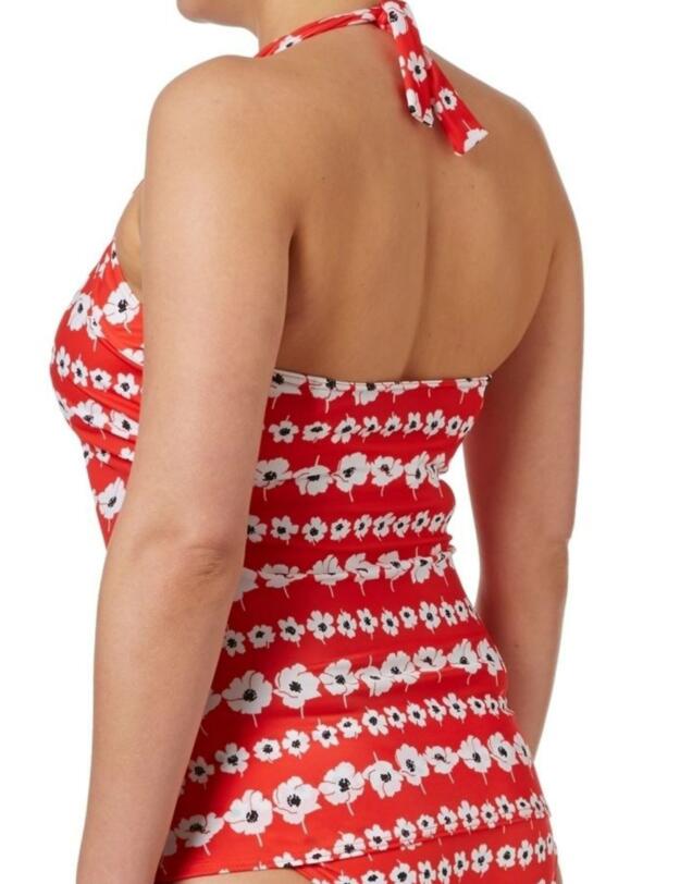 3751 Freya Tula Halterneck Tankini Top - 3751 Poppy Red