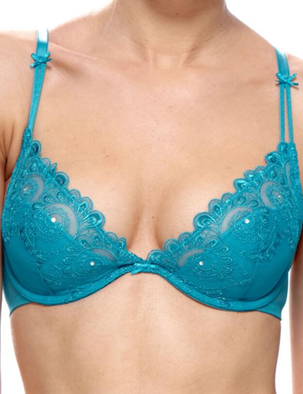 1207020 Lepel Erin Padded Plunge bra Turquoise - 1207020 Plunge Bra