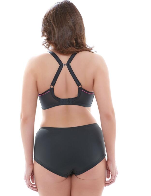 8720 Elomi Bijou Moulded Plunge Bra - 8720 Charcoal