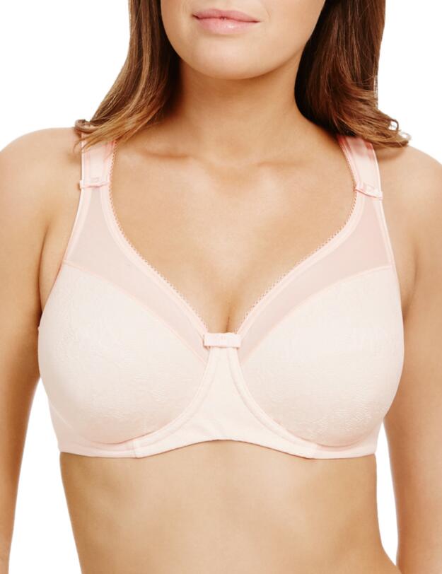 B521 Berlei Beauty Minimiser Full Cup Bra - B521 Powder Pink