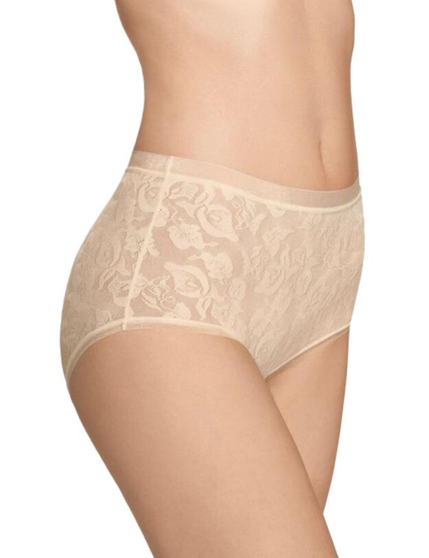 875101 Wacoal Awareness High Lace Brief - 871101 Ivory