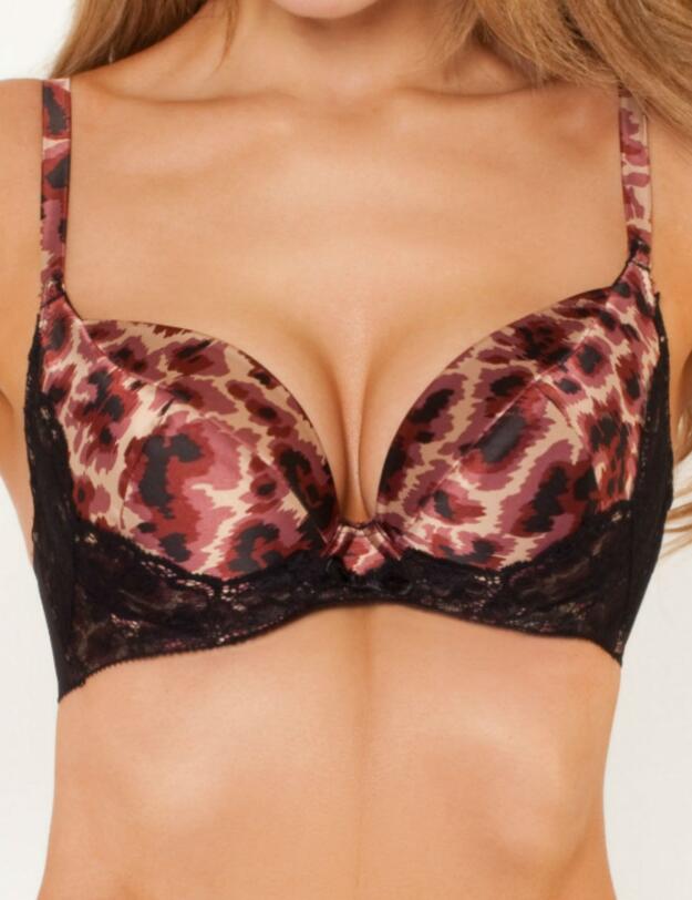 8521 Gossard on The Prowl Animal Print Plunge Bra  - 8521 Animal Print