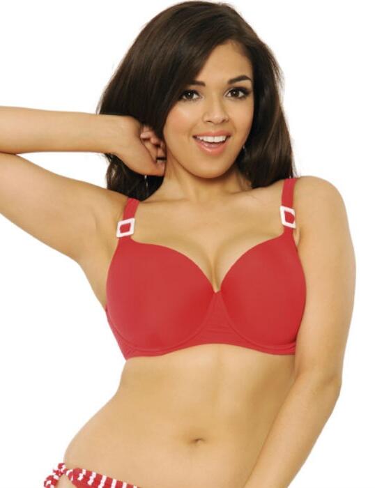 CS5031 Curvy Kate Paradise Moulded Bikini Top Red - CS5031 Bikini Top