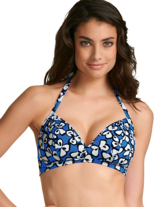 3491 Freya Madame Butterfly Triangle Bikini Top - 3491 Cobalt Blue