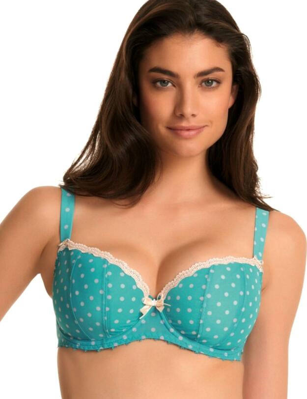 1223 Freya Patsy Padded Half Cup Bra * Peacock - 1223 Half Cup