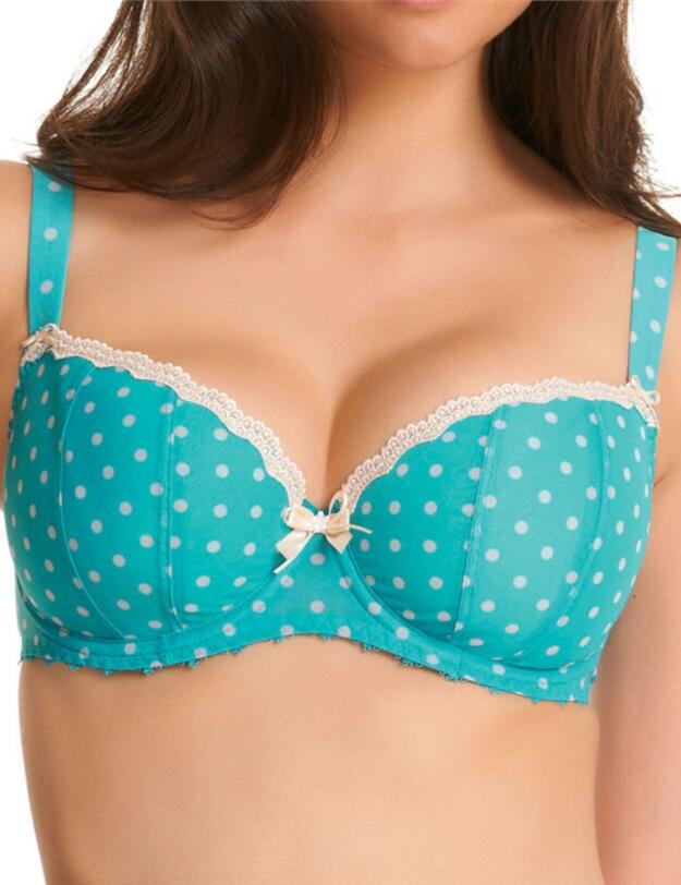 1223 Freya Patsy Padded Half Cup Bra * Peacock - 1223 Half Cup