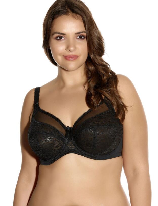 6660 Goddess Adelaide Banded Bra  - 6660 Black