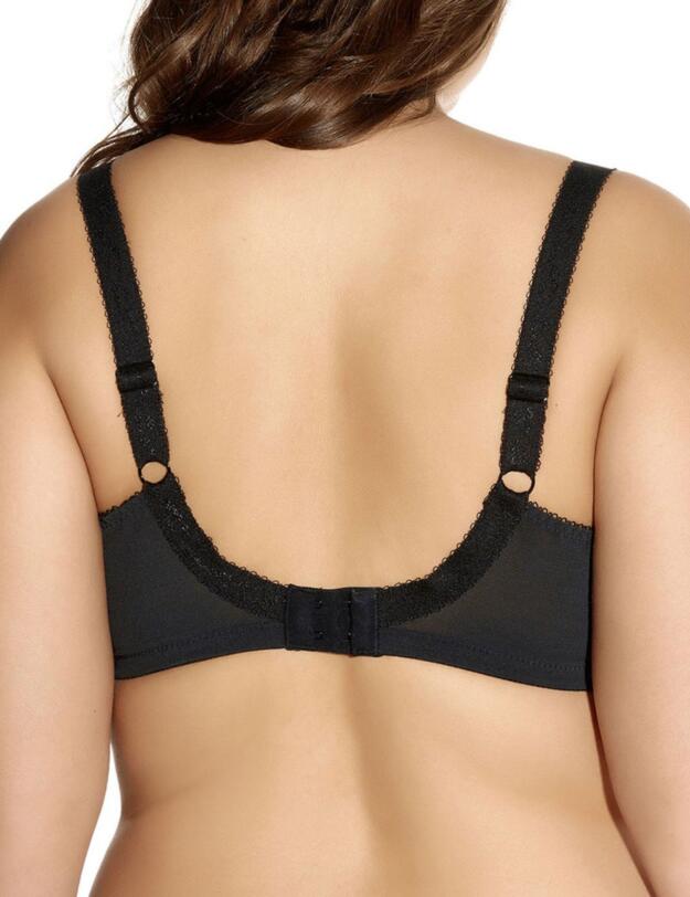 6660 Goddess Adelaide Banded Bra  - 6660 Black