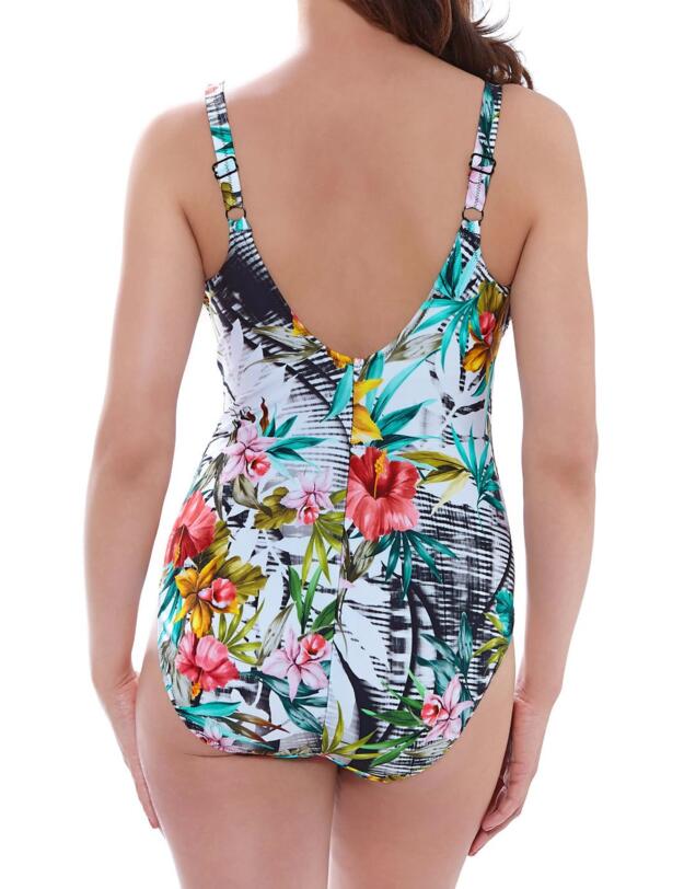 6166 Fantasie Wakaya Wrap Front Swimsuit Multi - 6166 Wrap Swimsuit