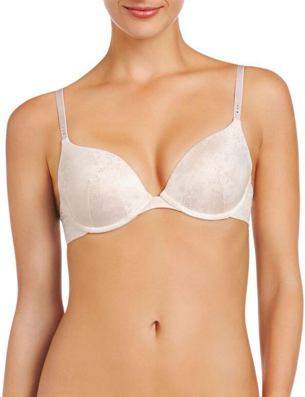 P86-4079F Pleasure State OMB My Fit Push Up Bra - P86-4079F Rosewater Snake Print