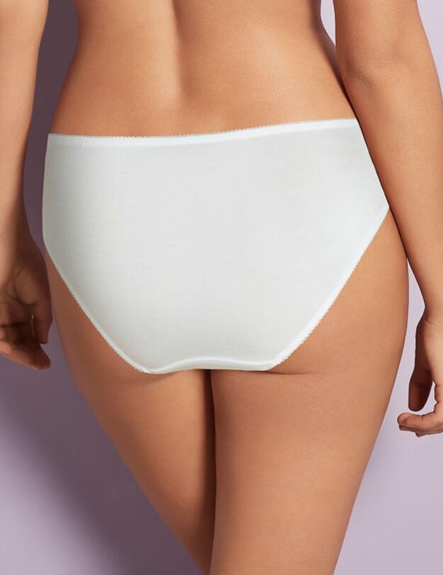 02404 Bestform Helena High Leg Brief Slip - 02404 White