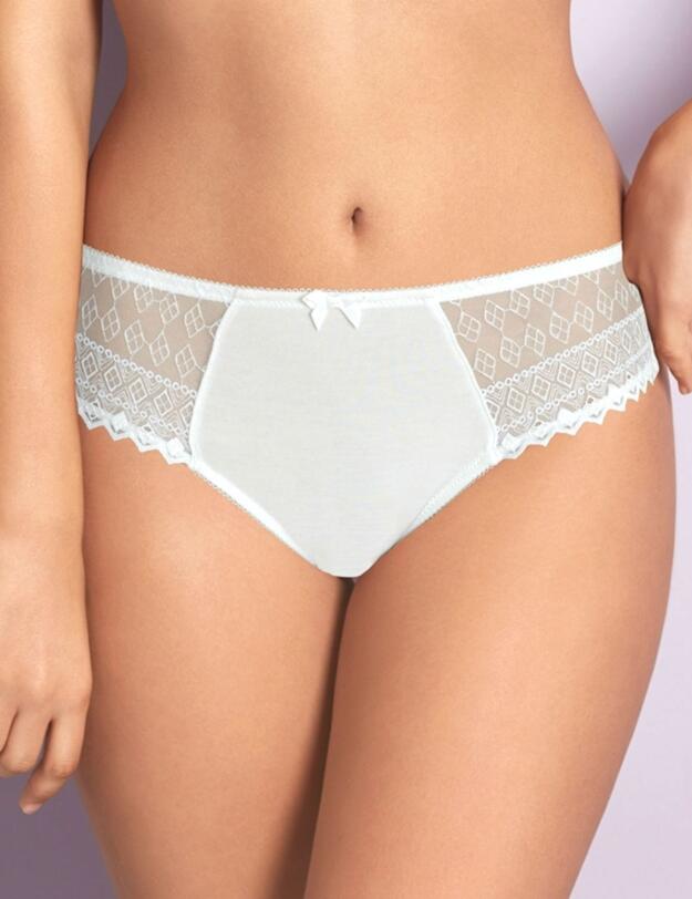 02404 Bestform Helena High Leg Brief Slip - 02404 White