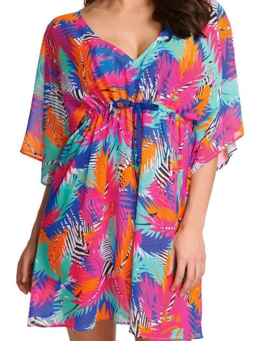 3526 Freya Swimwear Flashdance Beach Tunic Dress - 3526 Kaleidoscope