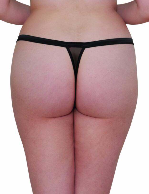ST3402 Scantilly by Curvy Kate Vamp Thong - ST3402 Black 