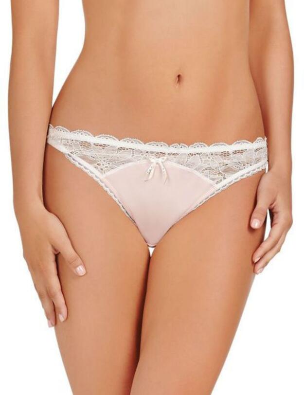 P37-3131 Pleasure State Kendall Skye Thong - P37-3131 Seashell Pink/Ivory 