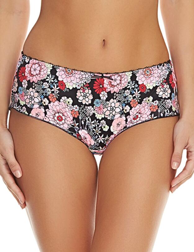 1456 Freya Retro Bloom Short Black - 1456 Short