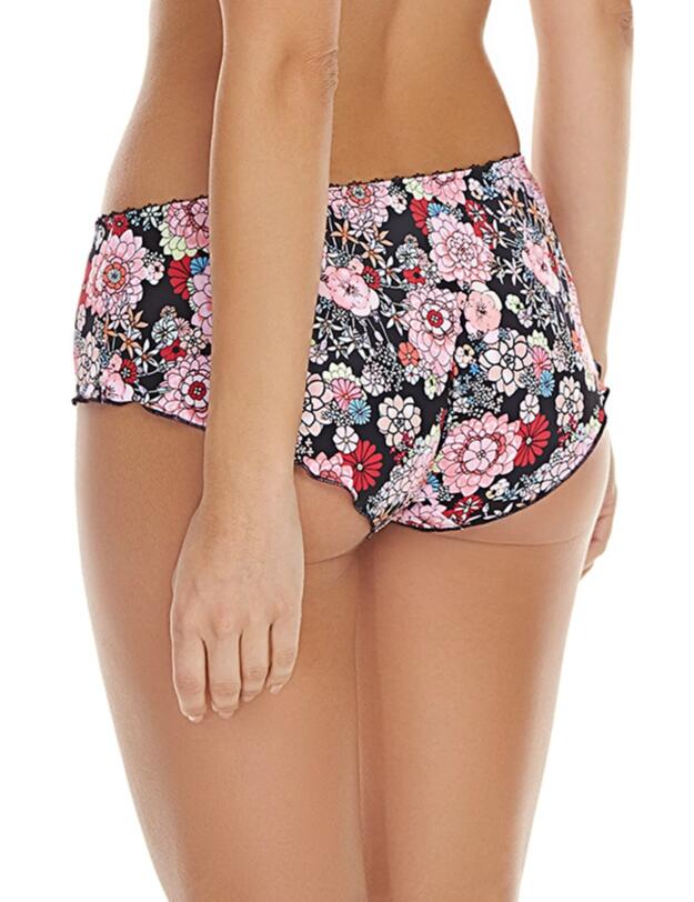 1456 Freya Retro Bloom Short Black - 1456 Short