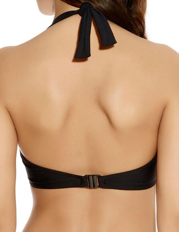 3819 Freya In The Mix Padded Halter Bikini Top - 3819 Black