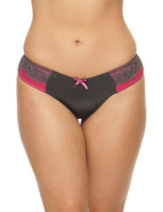 SG4002 Curvy Kate Tempt Me Thong Raspberry - SG4002 Raspberry
