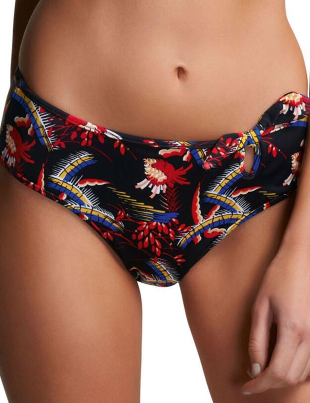3462 Freya Phoenix 50's Low Leg Bikini Brief - 3462 Black Print