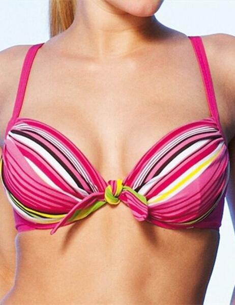 5062 Fantasie Santa Cruz Plunge Bikini top  - Fuschia