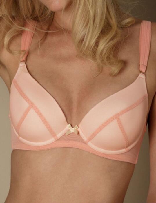 1255020 Lepel Lucille Plunge Bra Blush - 1255020 Padded Plunge