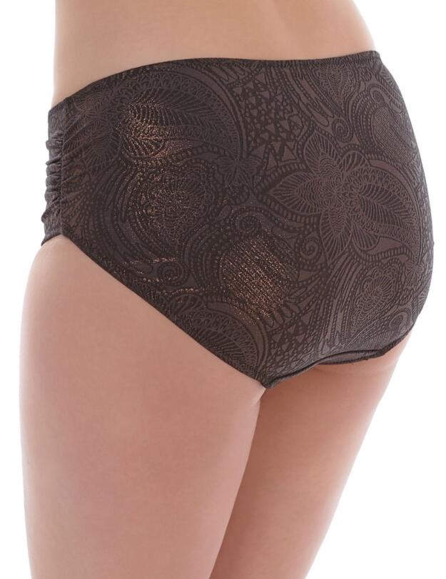 6182 Fantasie St Barts Deep Gathered Brief Bronze  - 6182 Deep Brief 
