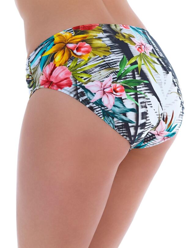 6164 Fantasie Wakaya Mid Rise Gathered Brief Multi - 6164 Mid Rise Brief