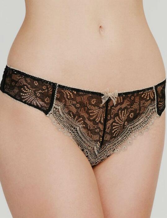 1192120 Charnos Carmen Thong Black HALF PRICE - 1192120 Thong