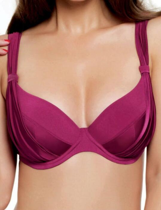 SW0752 Panache Halle Balcony Bikini Top  - SW0752 Cranberry