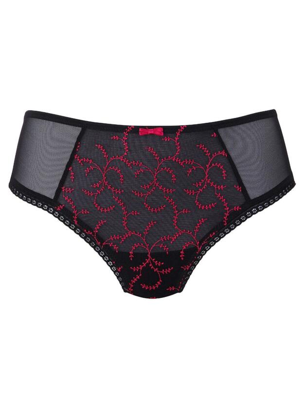 1511100 Charnos Gabrielle Brief Black/Pink - 1511100 Brief