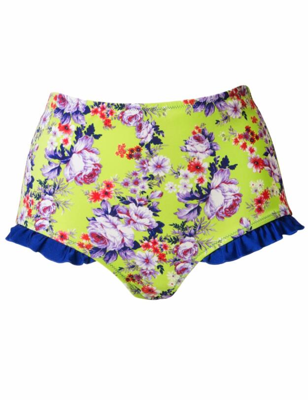 6809 Pour Moi? Paradise Control Bikini Brief Lime - 6809 High Waist Brief